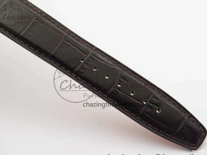 MIROTIME 1221 Neat Da Vinci IW356601 RG MKF 1:1 Best Edition White Dial On Brown Leather Strap A 7230